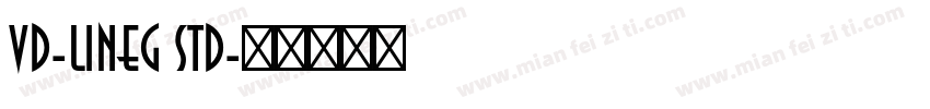 VD-lineg Std字体转换